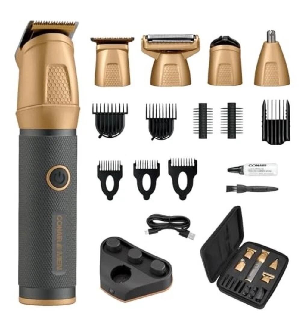 ConairMen GMTL100 Elite All-in-One Titanium Grooming Trimmer Kit New IN BOX